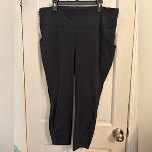 Lululemon Fast and Free Tight 25'' Black Size 20 Reflective running plus size
